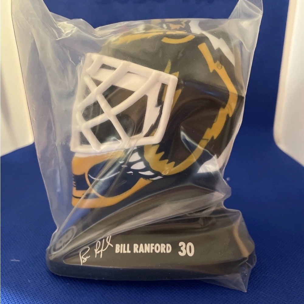 Bill Ranford #30 Hockey Goalie Mini Goalie Mask Boston Bruins . McDonald’s.